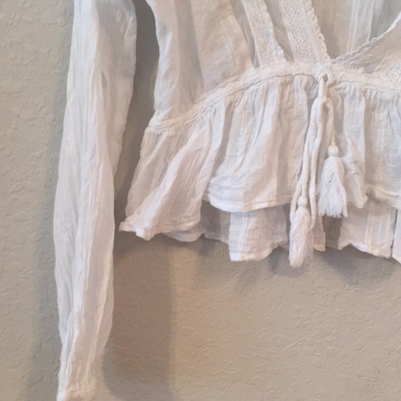 Free People Oberoi Boho Cropped Blouse - Picture 6 of 11